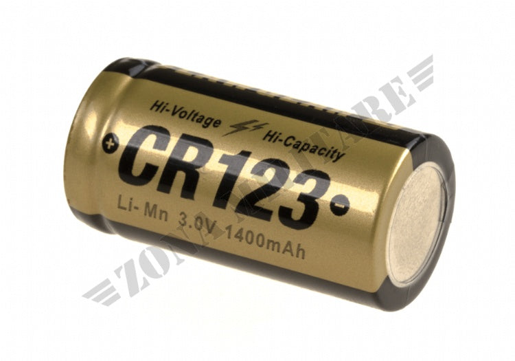 Batteria CR123 Lithium 3V 1400mah Clawgear