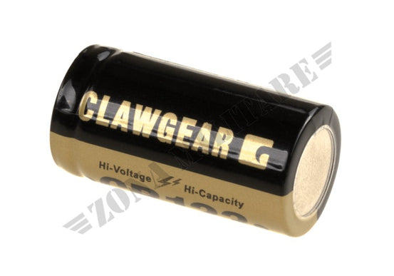 Batteria CR123 Lithium 3V 1400mah Clawgear