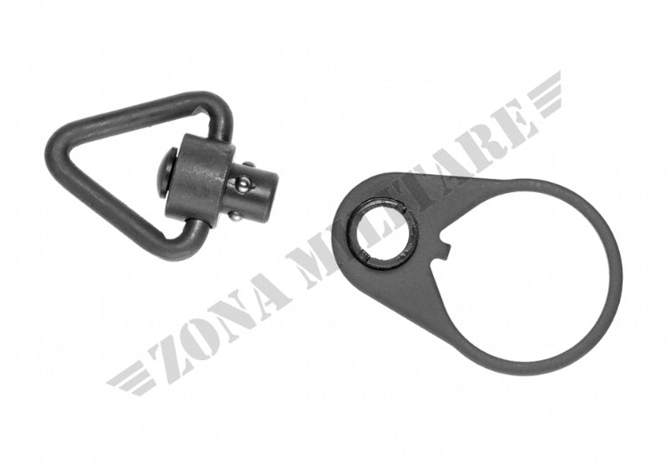 End Plate Qd Sling Mount With Sling Swivel Ares