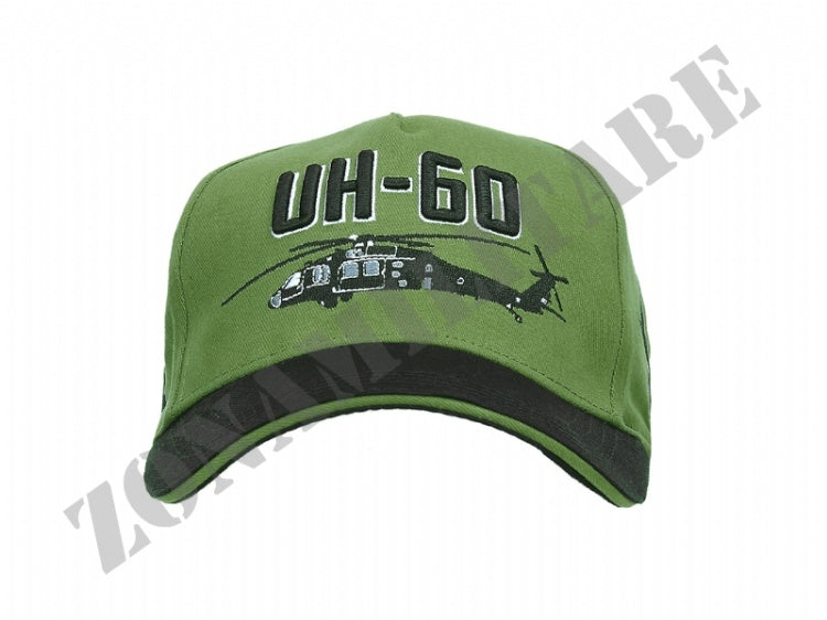 Cappellino Baseball Uh-60 Blackhawk Green