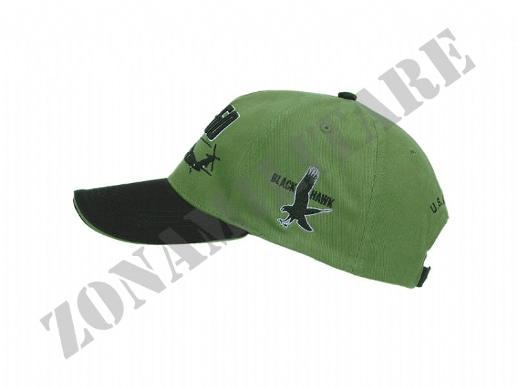 Cappellino Baseball Uh-60 Blackhawk Green