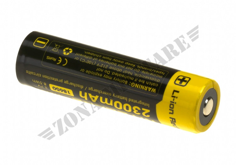 Batteria 18650 Battery 3.7V 2300Mah Nitecore