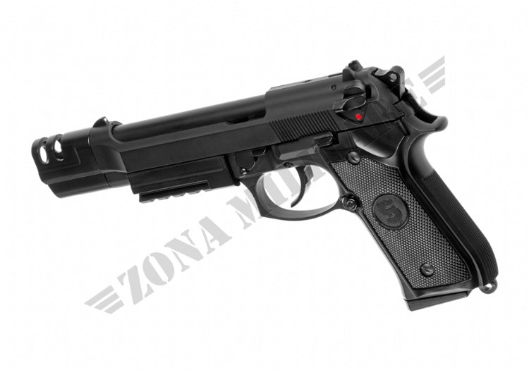 Pistola M9 Tactical A Gas Scarrellante Black Version Ls