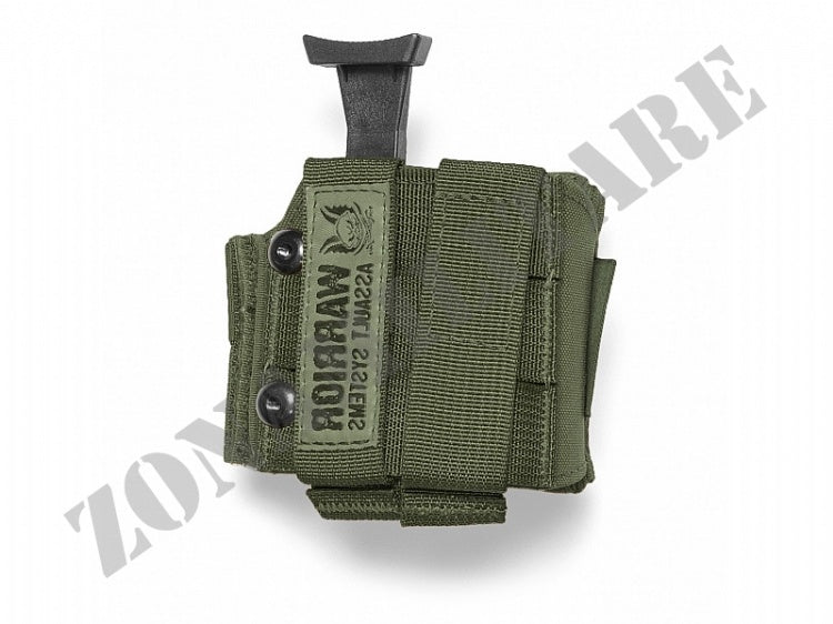 Fondina Universal Pistol Holster Od Green Sinistra WARRIOR