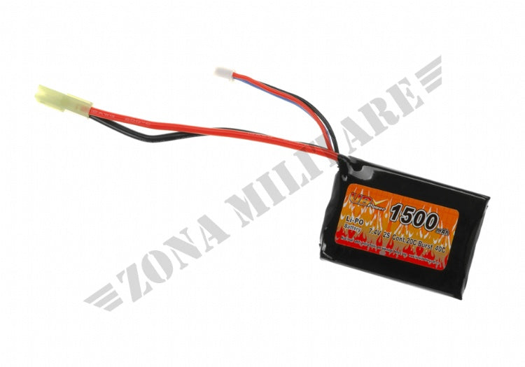 Batteria Lipo 7.4V 1500Mah 20C Vb Power Peq Type