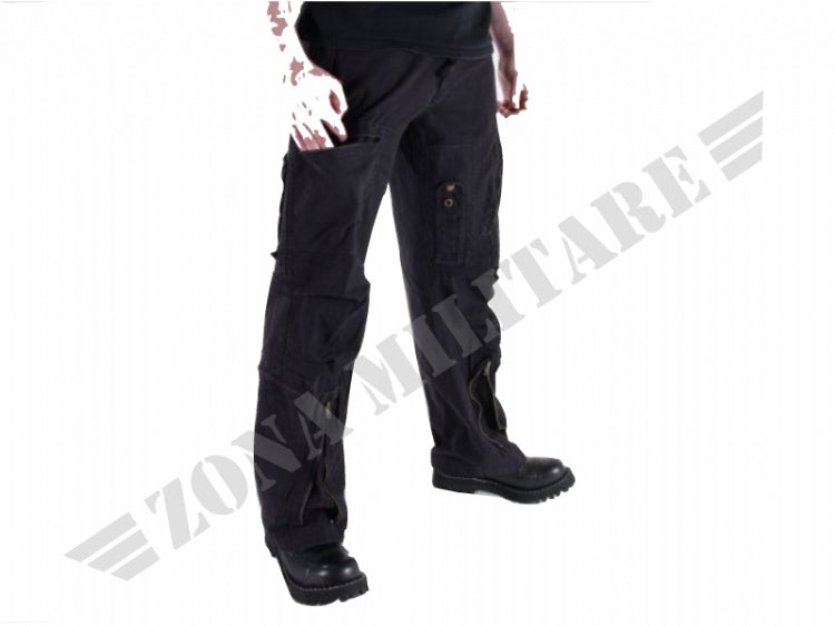 Pantalone Elicotterista Miltec Cotone Nero