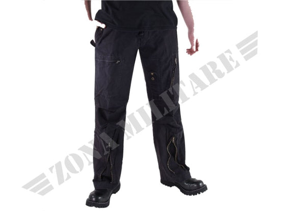 Pantalone Elicotterista Miltec Cotone Nero