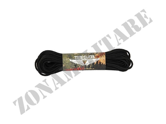 Cordino Paracord Colore Nero 15,24Mt 50Ft Miltec
