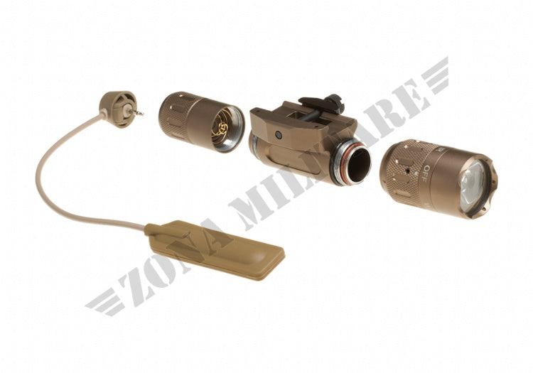 Torcia Flashlight Wmx200 Tactical Weapon Light Night Evolution Dark Earth