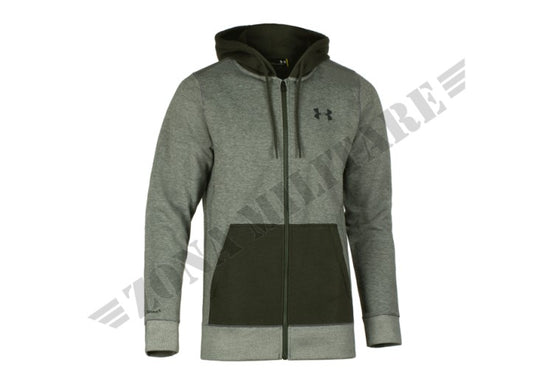 Felpa Ua Storm Rival Zip Hoodie Under Armour Od Green