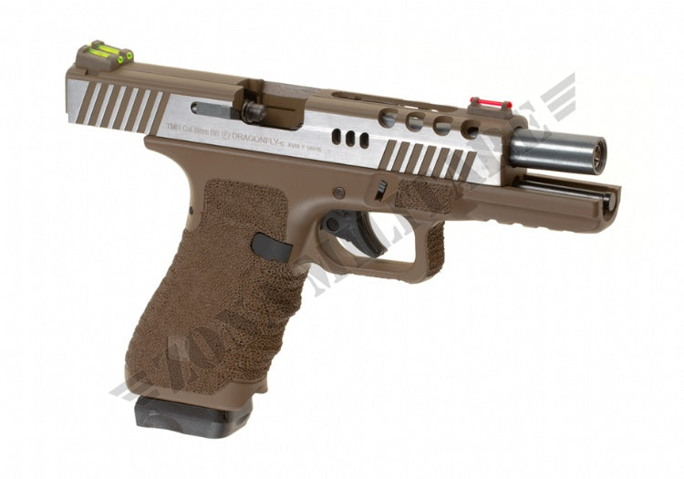 Pistola D-Mod Dragonfly Metal Version Co2 Aps Desert