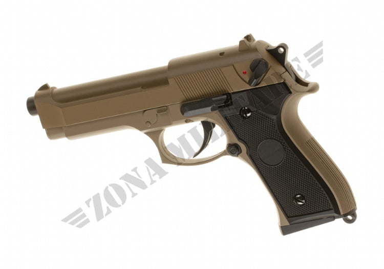 PISTOLA SOFTAIR ELETTRICA MODELLO BERETTA M92 AEP TAN CYMA