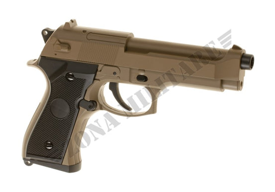 PISTOLA SOFTAIR ELETTRICA MODELLO BERETTA M92 AEP TAN CYMA