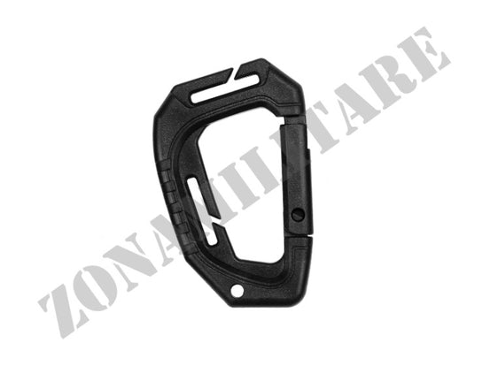 Moschettone Carabiner 101Inc Colorazione Nera