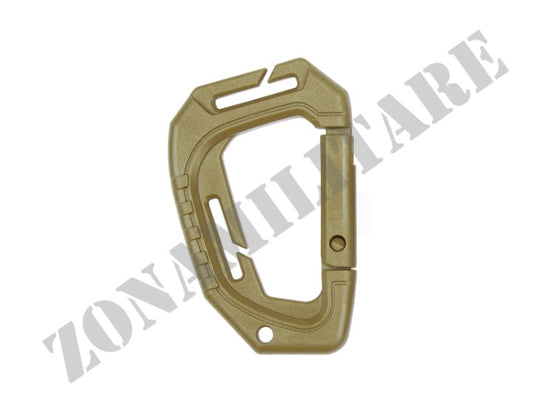 Moschettone Carabiner 101Inc Colorazione Coyote Brown