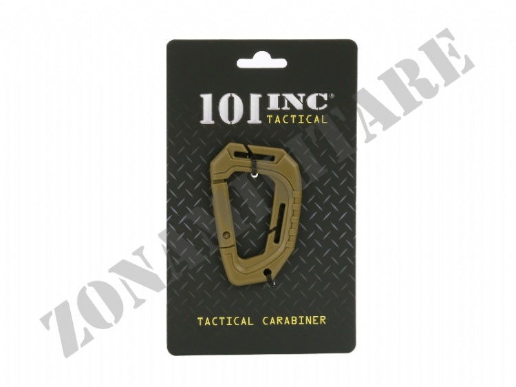 Moschettone Carabiner 101Inc Colorazione Coyote Brown