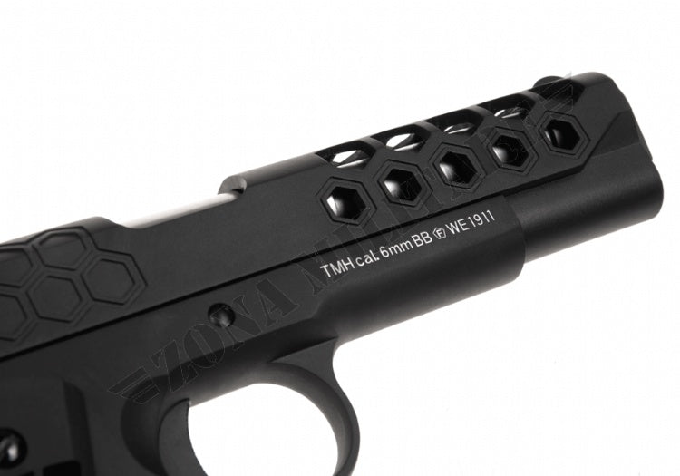 Pistola M1911 Hex Cut Full Metal Gbb We Black