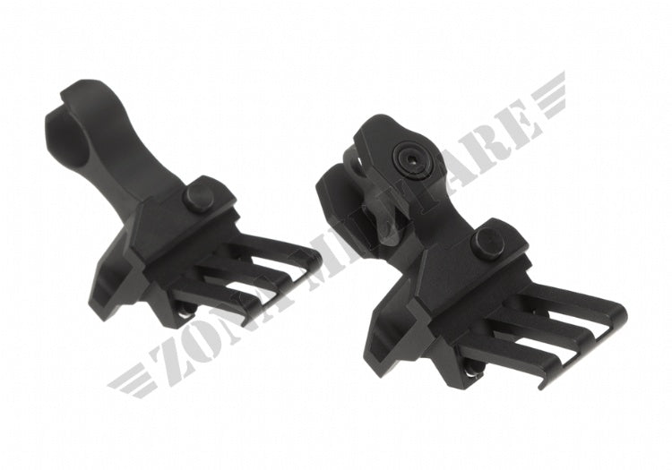 Set Mire One O Clock Off-Set Flip-Up Sights G&P Black