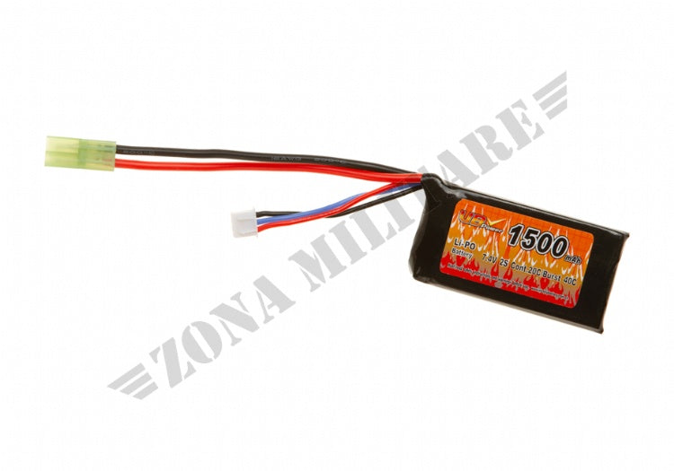 Batteria Lipo 7.4V 1500Mah 20C Vb Power Mini Type