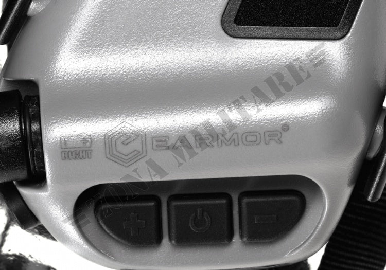 Cuffie M32H Tactical Communication Hearing Protector Fast Grey