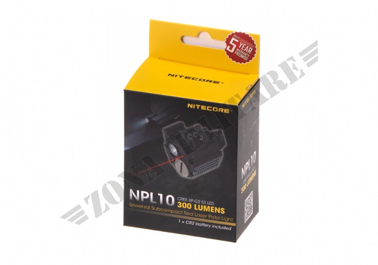Torcia Laser Npl10 Pistol Nitecore 300 Lumen