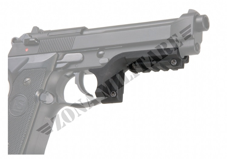 Slitta In Abs Per Pistola M9 Rail Mount Element