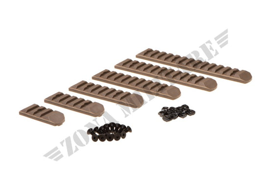 SET DA 6 PEZZI DI RAIL PER KEYMOD E M-LOK MP
