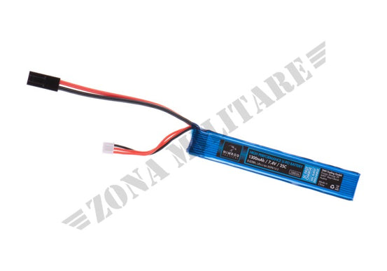 BATTERIA LI-PO 7.4V 1300Mah 25C STOCK TUBE TYPE NIMROD