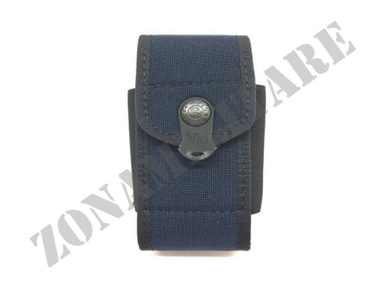 Porta Cellulare In Cordura Con Chiusura Colore Blu