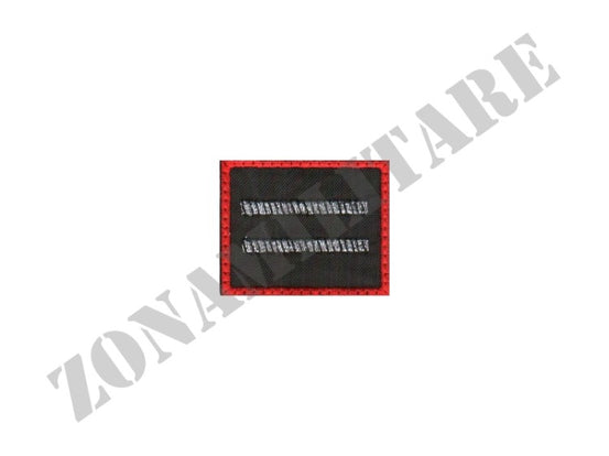Patch Maresciallo Ordinario Carabinieri 2 Binari Argento