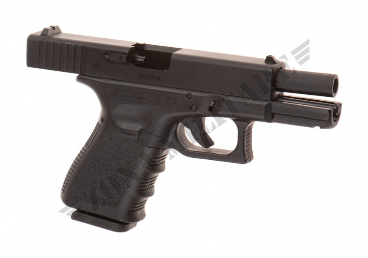Pistola Glock 19 A GAS Scarrellante In Metallo Nera