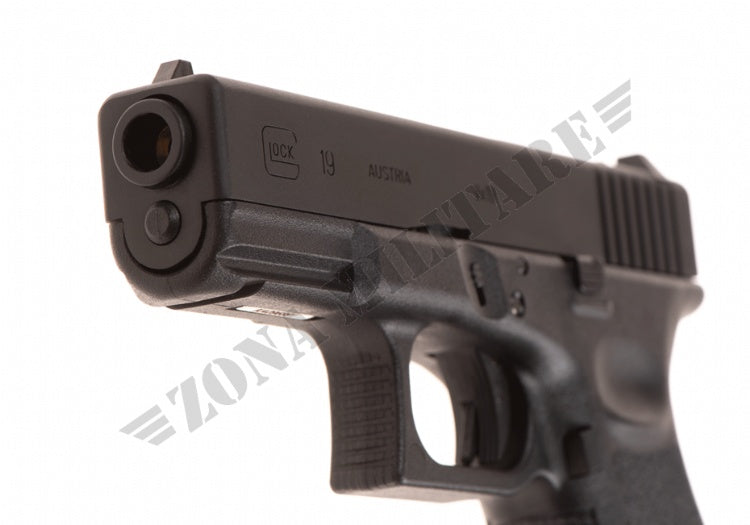 Pistola Glock 19 A GAS Scarrellante In Metallo Nera