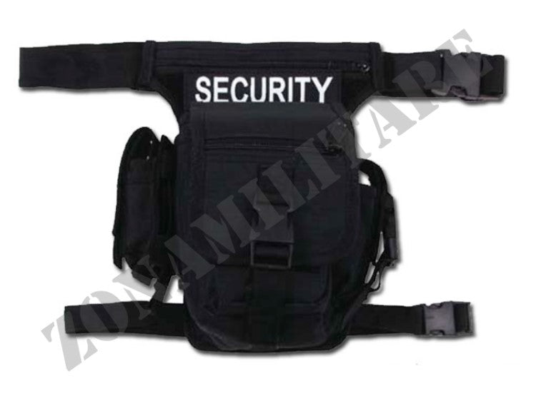 Borsa Cosciale Nera Security Miltec