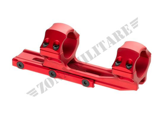 Anelli Accu-Sync 30Mm Medium Profile 50Mm Offset Rings Leapers Red