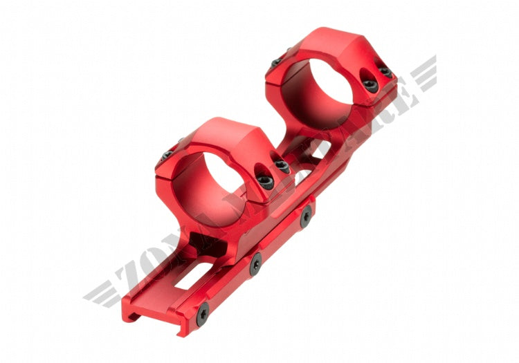 Anelli Accu-Sync 30Mm Medium Profile 50Mm Offset Rings Leapers Red