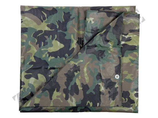 Telone Mimetico Woodland Per Coperture 2,85X5Mt Fosco