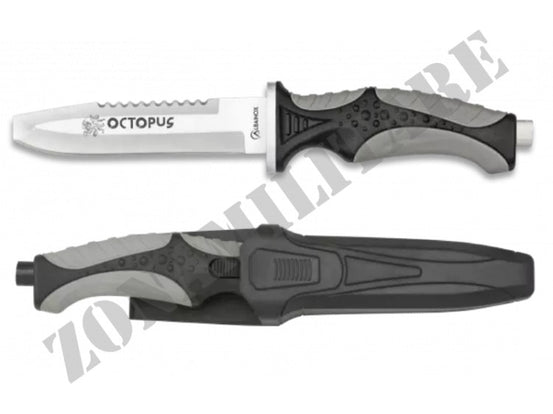 Coltello Subaqueo Albainox Octopus Gomma E Abs