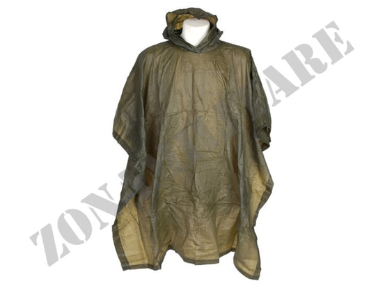 Poncho Leggero Colorazione Verde Od Fostex