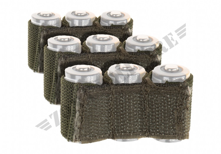 Battery Strap Cr123 3-Pack Invader Gear Od Green