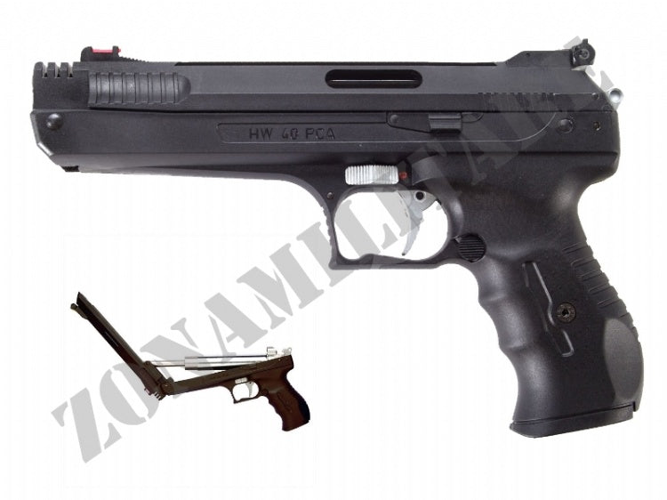 PISTOLA AD ARIA COMPRESSA PAC 40 PCA CAL.4.5 <7,5J WEIHRAUCH