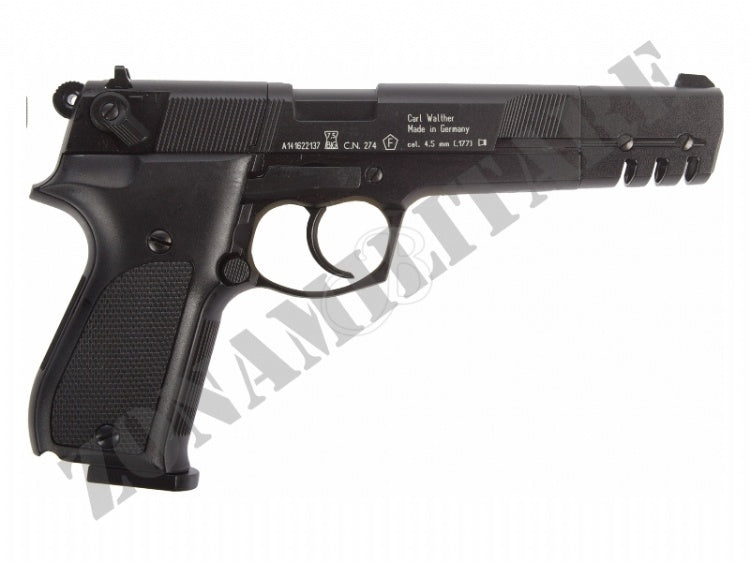 PISTOLA A CO2 CP88 COMP. 6'' NERA CAL.4,5 <7,5 J WALTHER UMAREX