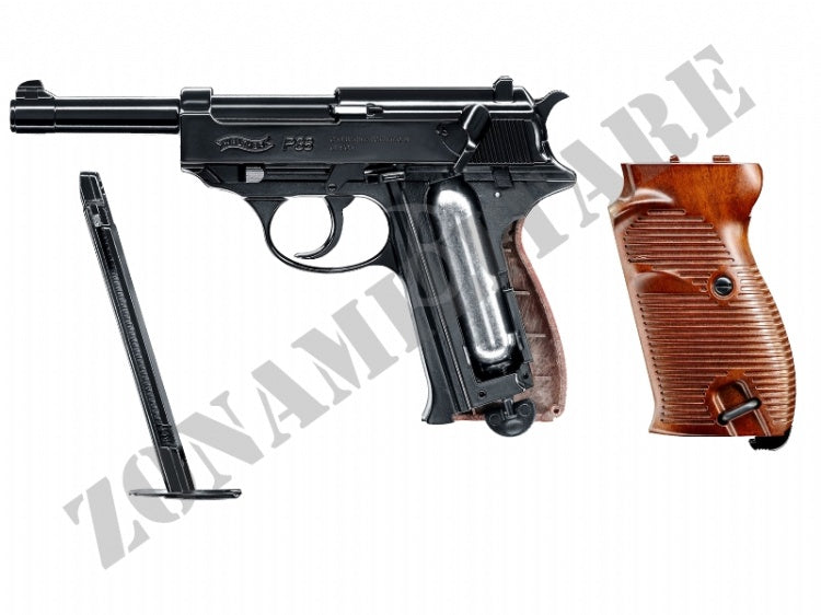 Pistola Walther P38 Blowback Co2 Cal.4.5 Pot.<7.5 Joule Umarex