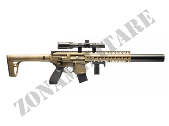 Carabina Sig Sauer Cac Mcx 4.5 Fde Co2 Con Ottica 1-4X24 Cal.4.5 Pot.<7.5Joule