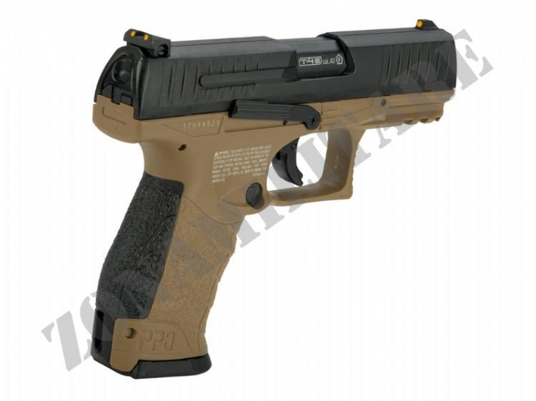 PISTOLA PPQ M2 Fde .43 Pot < 7.5 Dual Tone T4E Walther UMAREX