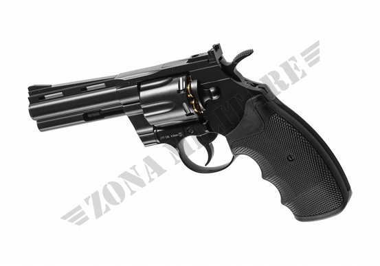 Revolver Python A Co2 CANNA DA 4" COLORE NERO 6MM KWC