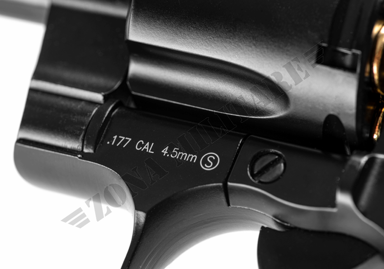 Revolver Python A Co2 CANNA DA 4" COLORE NERO 6MM KWC
