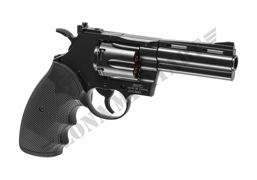 Revolver Python A Co2 CANNA DA 4" COLORE NERO 6MM KWC