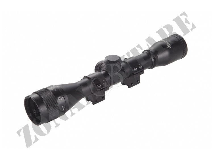 Ottica Ao 4X32 Mil Dot 39 Optics Con Anelli