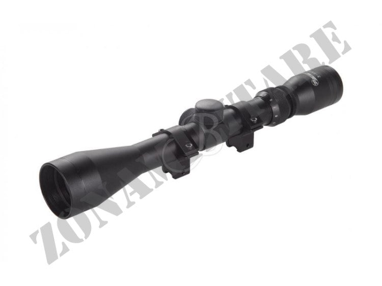 Ottica 4-9X40 Con Reticolo Plex 39 Optics Con Anelli