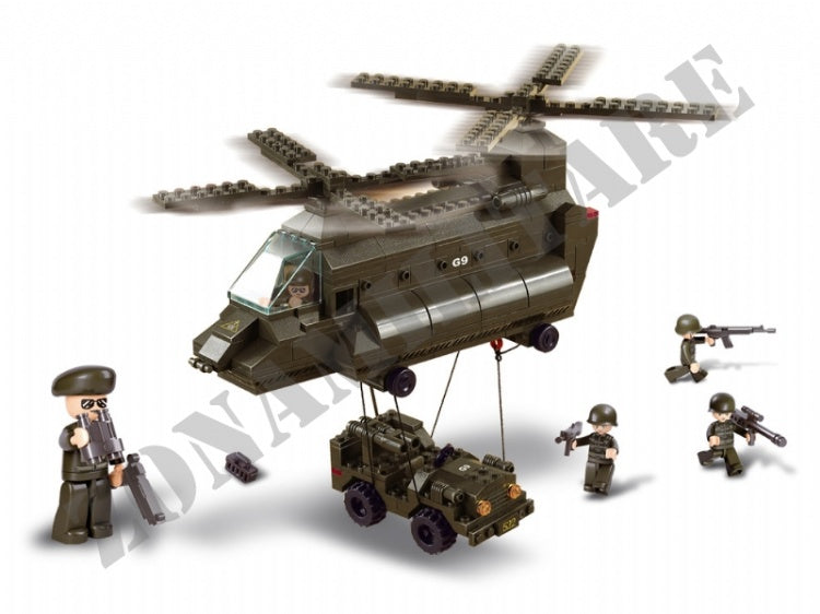 Set Costruzioni Sluban Transport Helicopter M38-B6600